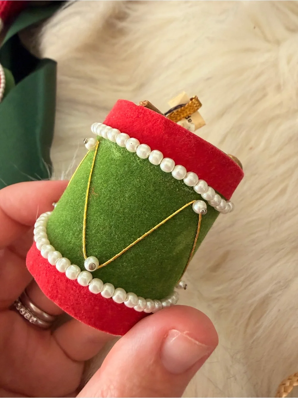 Lot of mid century ornaments!